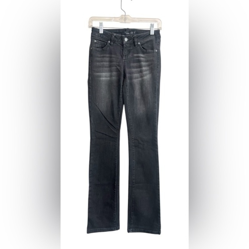 PrAna Geneva Bootcut Black Tall Low Rise 35” Inseam Jeans Size 0